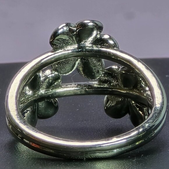 Three Plumeria Flower Ring Size 6.25 (NWOT) - Picture 4 of 5